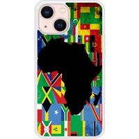 Apple Siliconen hoesje compatibel met iPhone 13 Mini Afrika Vlag