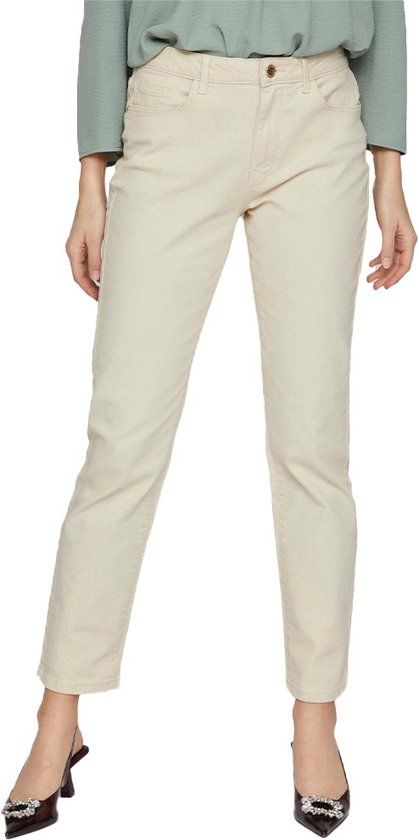 VILA Alice Jo Col Straight Fit Jeans - Women - Birch - W40 X L32