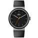 Braun Heren 40mm automatisch horloge met zwarte rubberen band BN0278, Zwart, riem