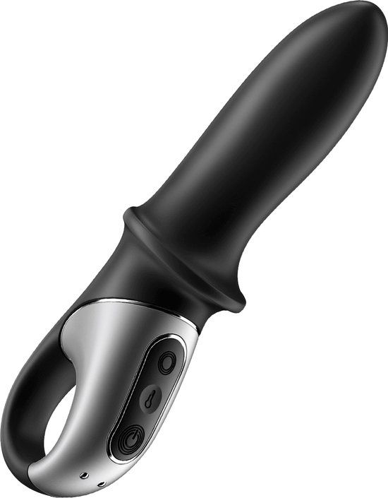 Satisfyer Bluetooth anale vibrator Hot Passion 17 cm met app en warmtefunctie van siliconen