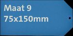 HF2 Label HF2 karton Nr9 200gr, 75x150mm 1000 st, Chamois