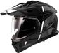 LS2 MX702 Pioneer II Hill Mat Zwart Wit Adventure Helm