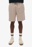 Superdry Short met micrologo Heren Korte broeken Deep Beige Slub XL