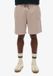 Superdry Short met micrologo Heren Korte broeken Deep Beige Slub XL