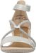Rieker Aleria-sandalen met hak, dames, maat 41, grijs, blokhak, synthetisch, gesp, nette schoenen