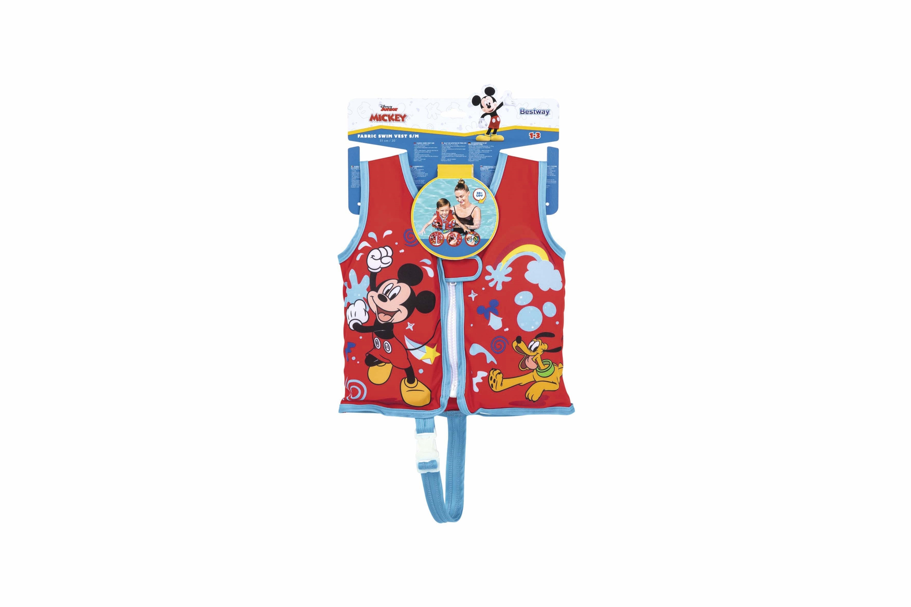 Bestway Disney Junior Mickey &amp; Vriendjes Stoffen Zwemvest voor Kinderen