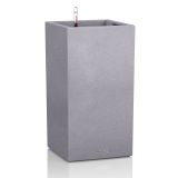 LECHUZA Canto Stone 40 Box Planter - Indoor/Outdoor - Grey - 29L