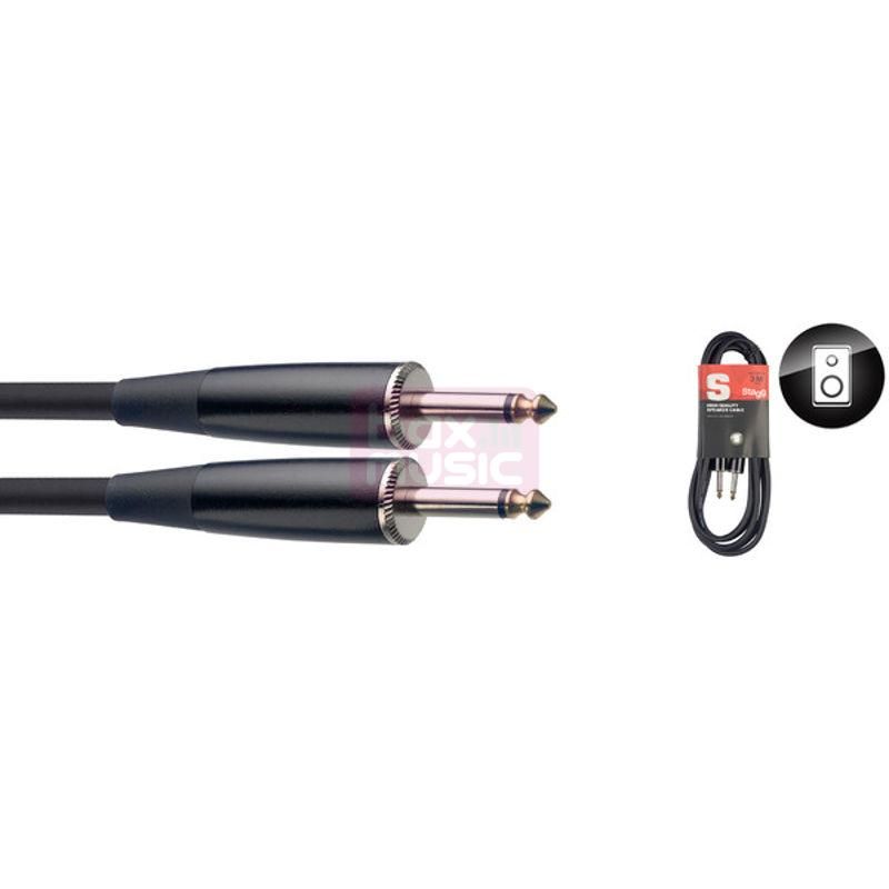 Stagg SSP3PP15 Speakerkabel 1.5 mm2 Jack/Jack 3 meter