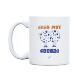 UO Mok cadeau met boodschap Du bist sehr Cookie, cadeau voor vrienden, cadeau voor vrienden, origineel kerstcadeau, onzichtbare vriend, origineel, 350 ml