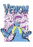 Komar Muurschildering- Marvel Venom Kleurrijke Scream - Grootte 50 x 70 cm - Kinderkamer, Wanddecoratie