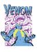 Komar Muurschildering- Marvel Venom Kleurrijke Scream - Grootte 50 x 70 cm - Kinderkamer, Wanddecoratie