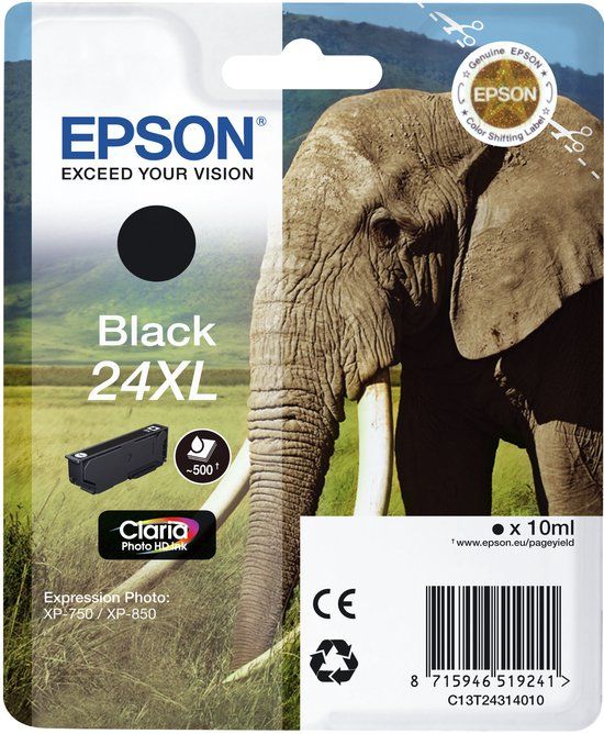 Epson 24XL Inktcartridge Zwart