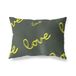 BonaMaison Neon Geel-Rook Decoratieve Kussensloop, Kussenhoezen Bank, Decoratieve Kussenhoesjes, Kussensloop; Sofa, Slaapkamer, Kantoor, Auto 35x50 Cm - Ontworpen en vervaardigd in Turkije