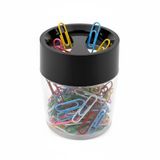 D.RECT Magnetische paperclipdispenser met 100 ronde paperclips