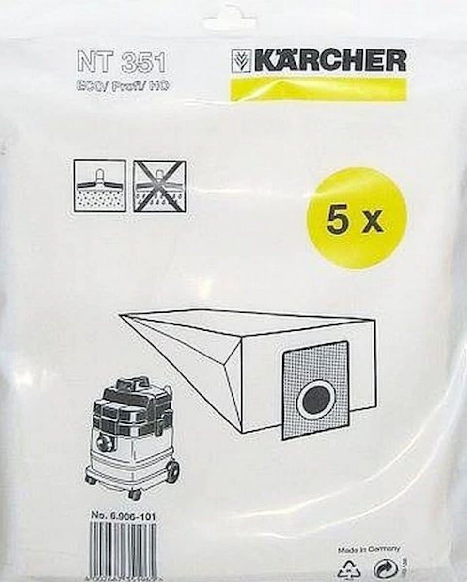 Kärcher Stofzuigerzakken Karcher NT351 5 stuks