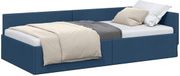 vidaXL Hoek Bed Frame Blauw Stof 80 x 200 cm