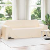 vidaXL - Dekentjes - 6 stuks - Crèmekleurig - 350 x 270 cm - Fleece