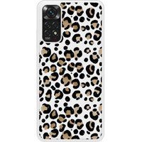 Verstevigd hoesje met sublimatie bedrukking, compatibel met Xiaomi Redmi Note Leopard