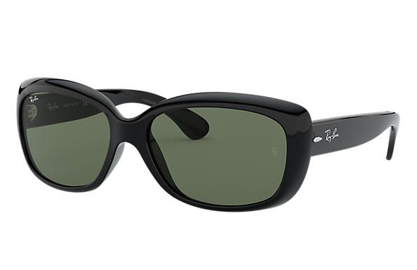 Ray-Ban RB4101 Jackie Ohh Zonnebril - Zwart / Groen - Unisex