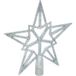 Crest Star Argent Pailleté 20 cm