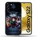 Beschermhoes Samsung Galaxy S22 Beschermhoes, Manga Demon Slayer, zwart