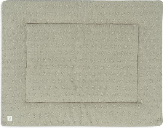 Jollein Boxkleed 75x95cm Grain Knit - Olive Green