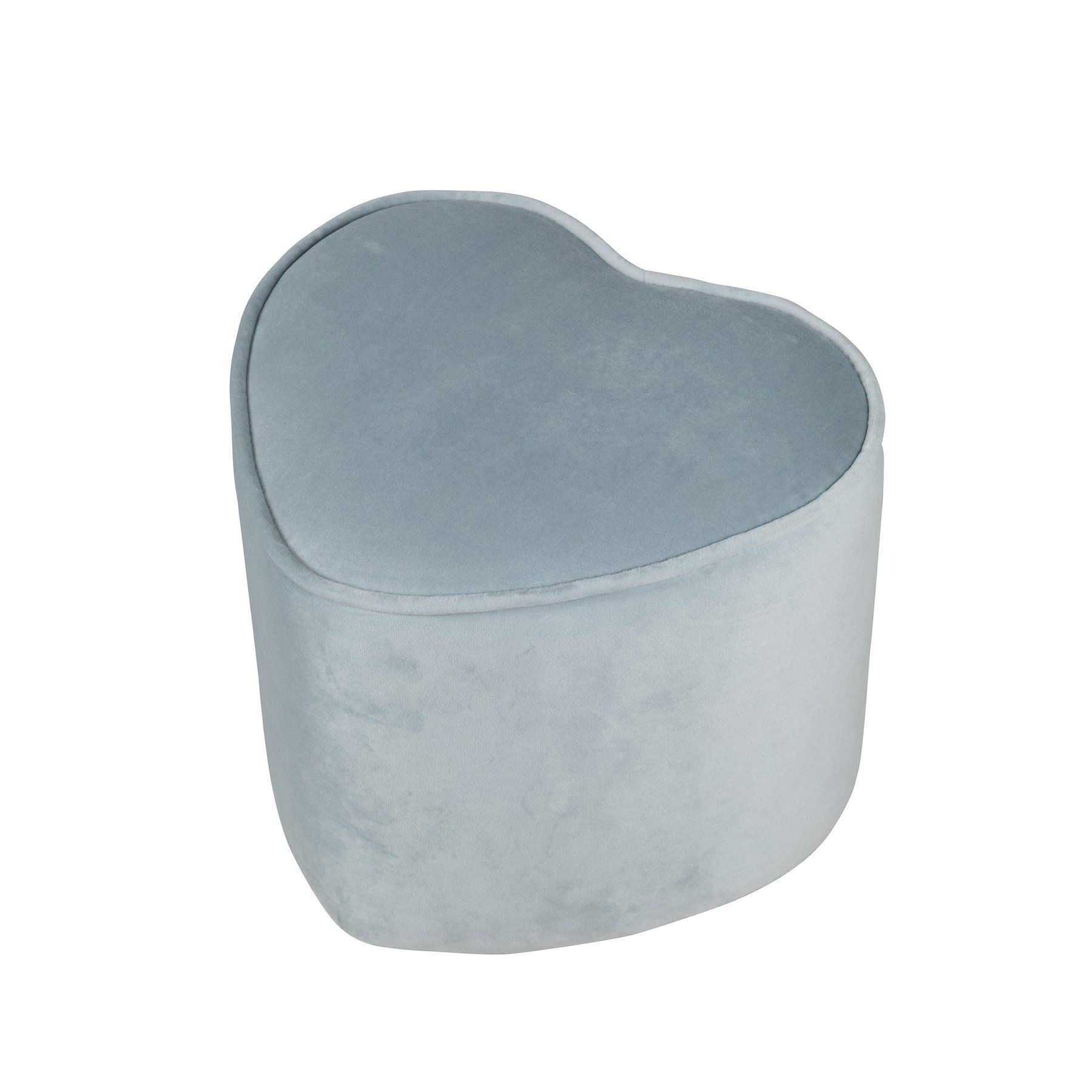Roba Lil Sofa Junior Poef 24 cm Fluweel Blauw