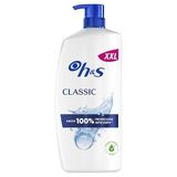 H&S Classic shampoo antipelliculaire 1000 ml avec distributeur