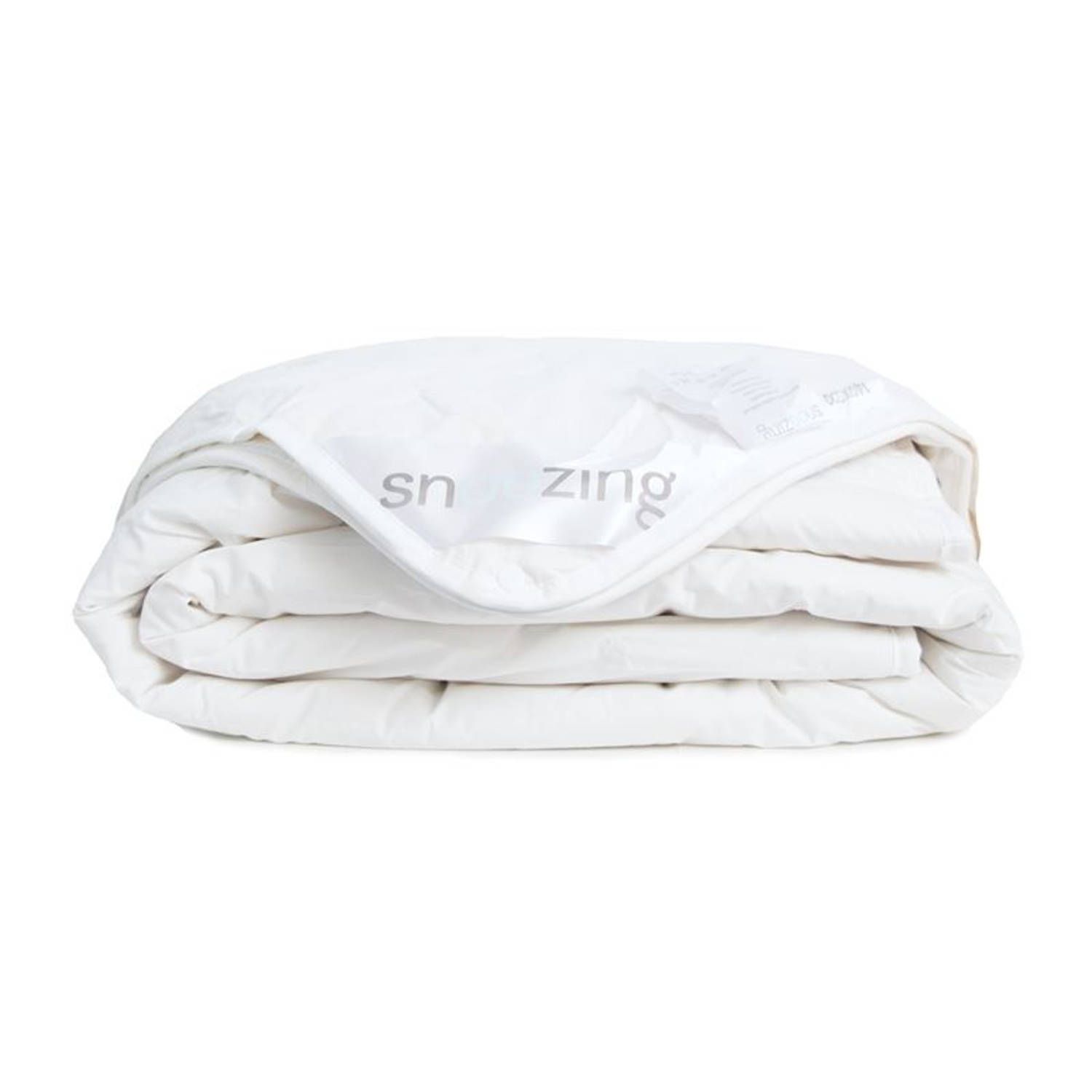 Snoozing diamond - 4-seizoenen dekbed - eenpersoons - 140x200 cm - wit