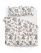 Zohome Esme Dekbedovertrek - Lits-jumeaux - Flanel - 240x200-220cm - Wit
