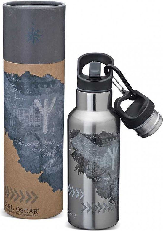 Carl-Oscar Wisdom TEMPflask - 0.5 L - Grijs