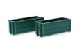 Herpa Kipper, mosgroen, 2 stuks in schaal 1:87, accessoires voor de modelspoorweg, kunststof miniatuurmodel, kleur normaal, kleine maten, 053082-007