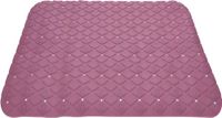 Merkloos / Sans marque Excellent Houseware Badmat - antislip - oud roze - 55 cm - vierkant