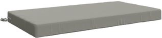 vidaXL - Zitkussen - SOEST - 100% - Polyester - Grijs - 120 x 80 x 10 cm