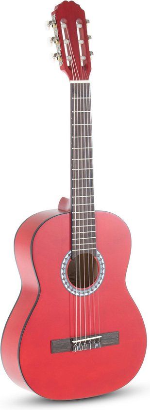GEWA Klassieke gitaar Basic 1/2 transparant rood