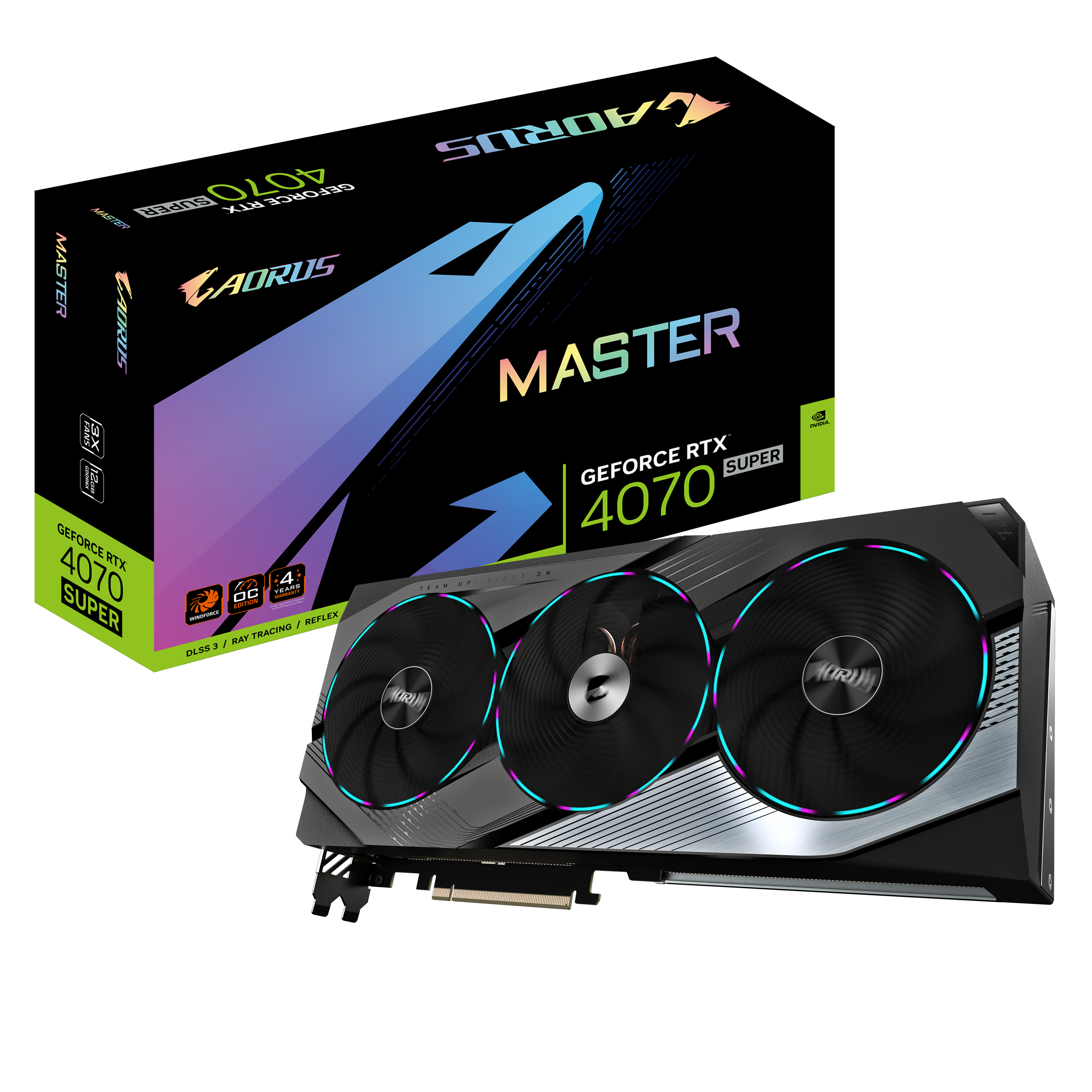 GIGABYTE AORUS GeForce RTX 4070 SUPER MASTER 12G