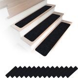 Relaxdays Trapmatten - Zwart - 75x20 cm - 16 stuks