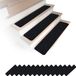 Relaxdays Trapmatten - Zwart - 75x20 cm - 16 stuks