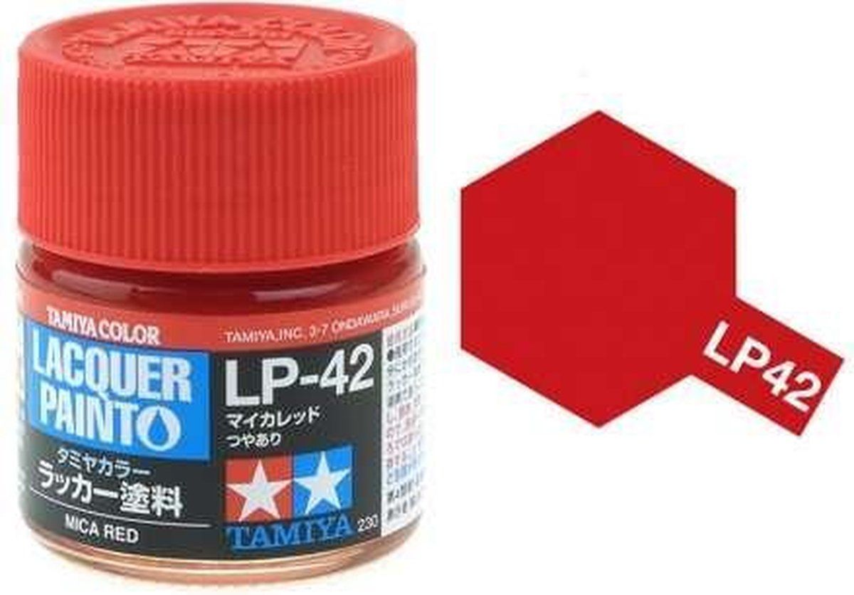 Tamiya LP-42 Mica Red - Gloss - Lacquer Paint - 10ml