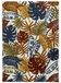 HowHomely paillasson, tapis d'extérieur, tapis de sol, 120x170 cm, coloré, feuilles, adapté pour balcon