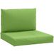 Maison Exclusive - Coussins de palette lot de 2 vert mélangé tissu
