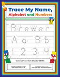 Trace Brewer Trace My Name, Alphabet, and Numbers Workbook
