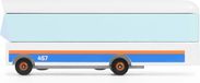 CandyLab Speelgoedbus Candycar World Tiny Town Bus multicolor hout