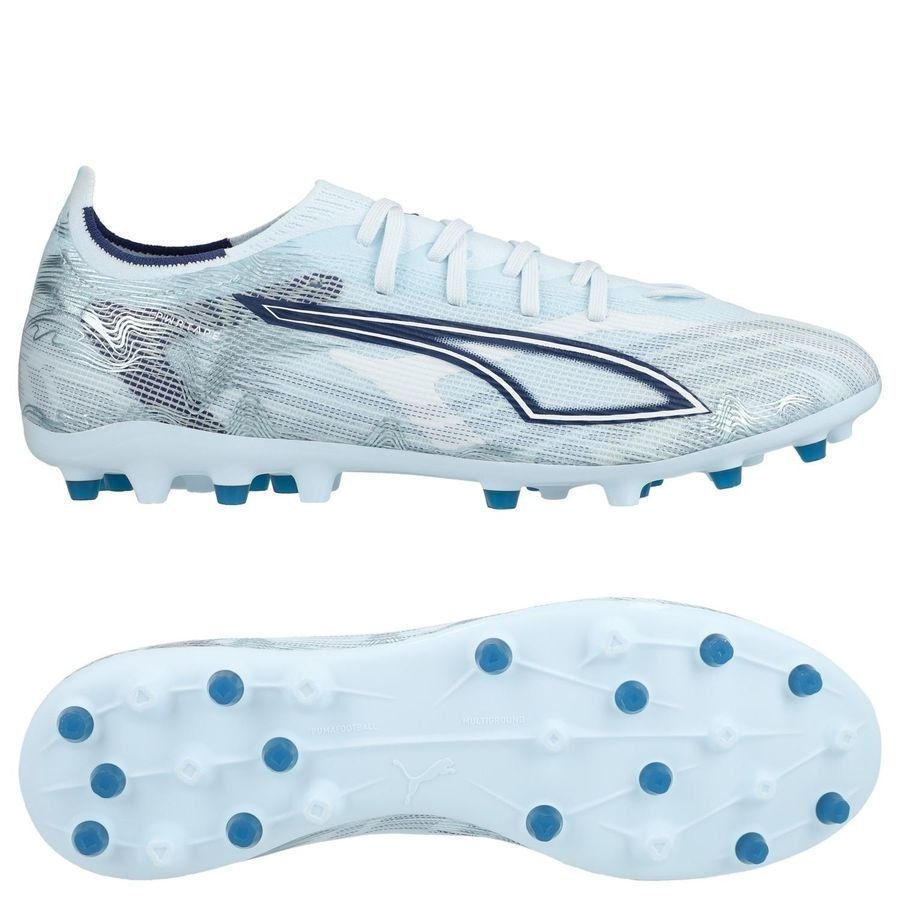 PUMA Unisex Ultra 6 Match MG voetbalschoen, ICY blauw wit-blauw juweel, 9.5 UK, Icy Blue PUMA Wit Blauw Juweel, 44 EU