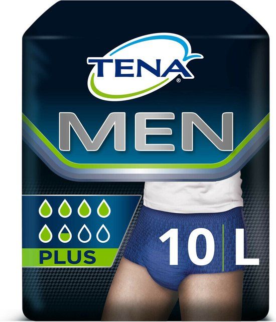 Tena Men Active Fit Pants Plus Large - Incontinentie Broekje - Maat L - Extra Absorptie