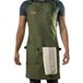 Asaya Chef schort voor mannen en vrouwen + handdoek en flesopener - 10 oz canvas