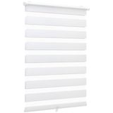 Sekey Dubbel rolgordijn klembevestiging, zonder boren, 75 x 150 cm, wit