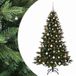 vidaXL Kunstkerstboom met kerstbal 180 cm 300 LED's Warmwit