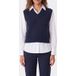 Calvin Klein Oversized Bouclé-Weste Dunkles Saphir