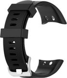 By Qubix Qubix - Siliconen bandje - Zwart - Geschikt voor Garmin Forerunner 45 / 45S